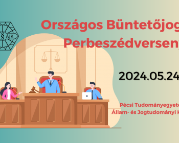 országos büntetőjogi perbeszédverseny 2024