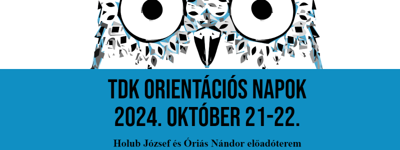 őszi TDK orientációs napok